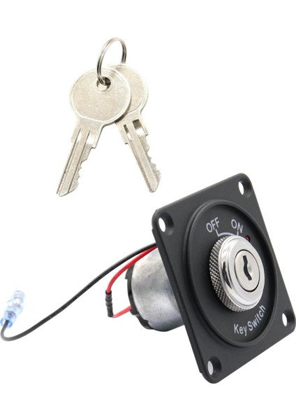 Dc 12 V Kontak Anahtarı 2 Konum Açma Kapalı Anahtar Anahtarı Paneli + 2 Tuşları (Yurt Dışından) modelleri