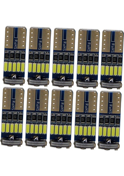 10 Adet Araba Iç Kubbe Ampulleri LED Düşük Güç Tüketimi Fiş ve Oyun (Yurt Dışından) modelleri