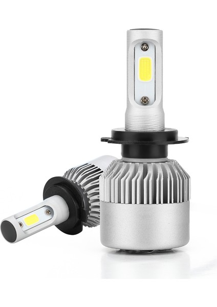 Araç H7 LED Far Ampul Sis Işık LED 72 W 7200LM Beyaz 6000K (Yurt Dışından)