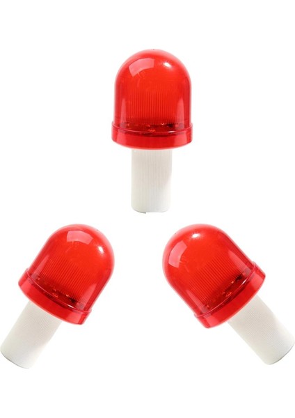 3 Parça Kırmızı LED Uyarı Acil Beacon Strobe Sinyal Işık W 3 Modu (Yurt Dışından)