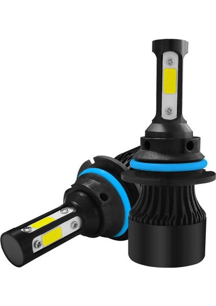 4side S2 Siyah LED Far Ampul Dönüşüm Kiti Merhaba Lo Işın Lambası 9004 Hb1 (Yurt Dışından)
