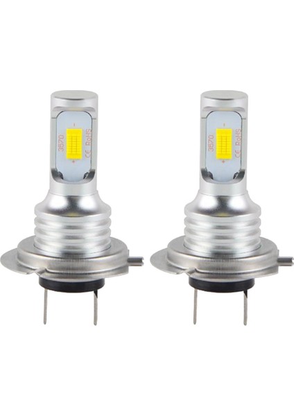 2 Adet Mini 6000 K 80 W DC10-30 V Oto Ön Foglight Lambası Drl Ampuller H7-3570 (Yurt Dışından)