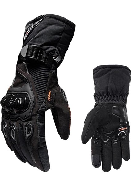 Tam Parmak Motosiklet Eldiveni Motosiklet Motokros Yarışı Ekran Touch - Black Xxl (Yurt Dışından)