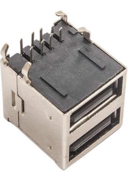 2 Port Usb-A 2.0 Dişi Konnektör Pcb Tipi