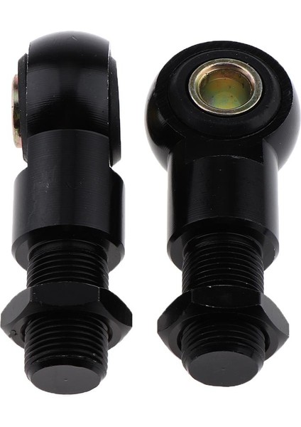 Motosiklet, Siyah, 10MM Için 2 Adet Göz Adaptörleri (Yurt Dışından)