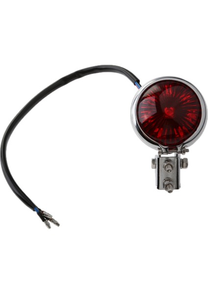 Motosiklet Krom LED Arka Durdurma Kuyruk Işığı Özel Streetfighter Lens Kırmızı (Yurt Dışından) fiyatları