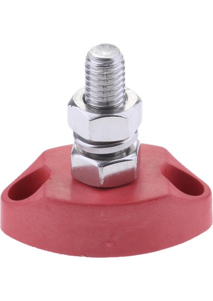4pcs 6mm Paslanmaz Çelik Tek Saplama Güç Bağlantı Bloğu - Kırmızı (Yurt Dışından) fiyatları