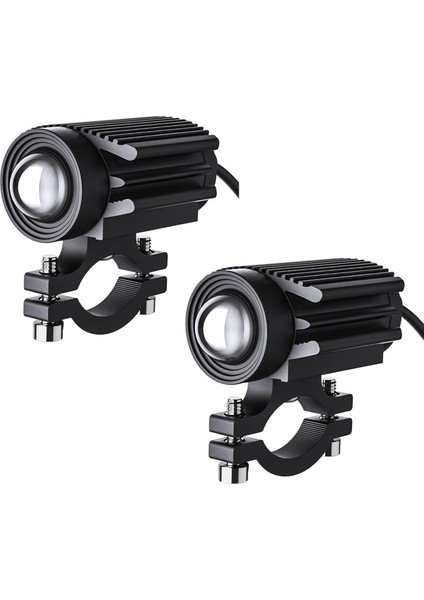 2pcs Motosiklet Alüminyum Alaşım Muhafazası Evrensel Takım Siyah (Yurt Dışından)