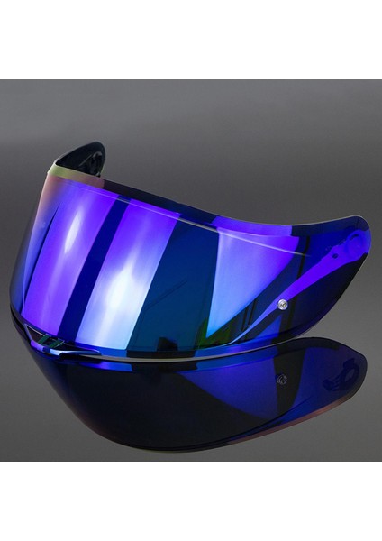 Tam Yüz Motosiklet Kask Visor K1 K3SV K5 Gri Mavi (Yurt Dışından)