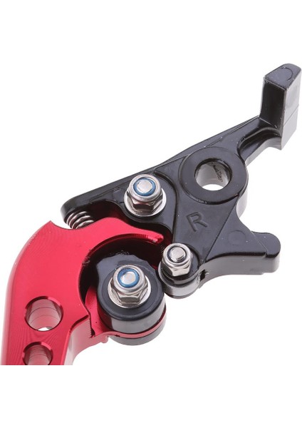 Gy6 Scooter Ayarlanabilir Fren Kolları Alüminyum Kolu Arka Disk ve Davul Kırmızı (Yurt Dışından)
