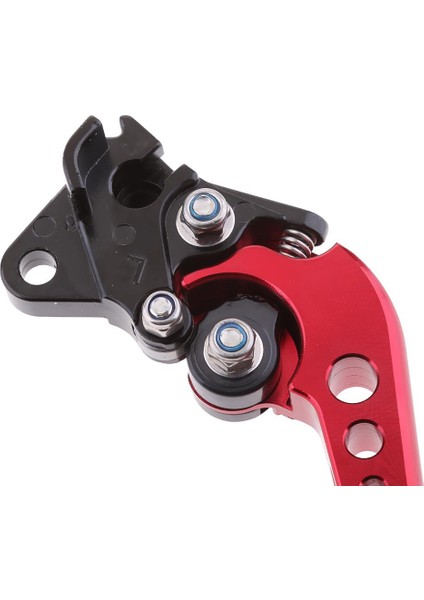 Gy6 Scooter Ayarlanabilir Fren Kolları Alüminyum Kolu Arka Disk ve Davul Kırmızı (Yurt Dışından)
