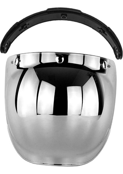 2x Bubble Shield 3 Snap Visor Rüzgar Kalkanı Yüksek Mukavemetli Lens (Yurt Dışından)