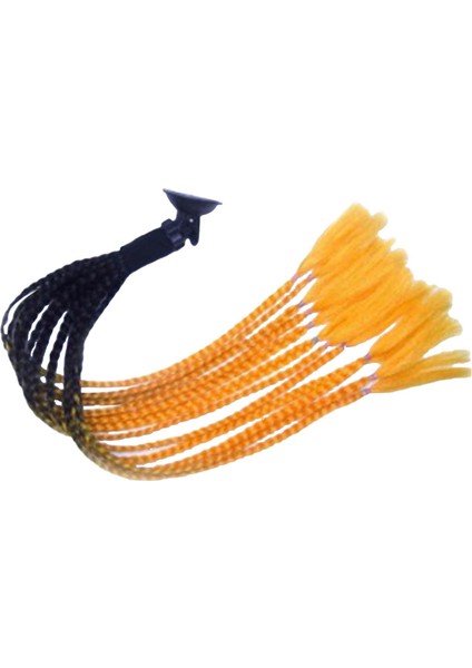 Motosiklet Pigtails Örgüler Punk Kıvırcık Saç 55CM Kadınlar Için (Yurt Dışından)