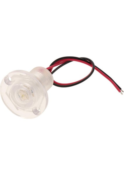 Yuvarlak Livewell White LED Nezaket Işık 12V Su Geçirmez Deniz Teknesi Rv (Yurt Dışından)