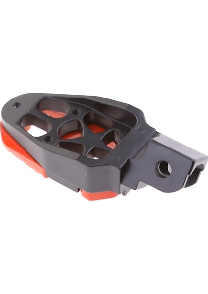 Çift Evrensel Ön / Arka Footrest Footpeg Pedalları Motosiklet Atv Turuncu Turuncu (Yurt Dışından)