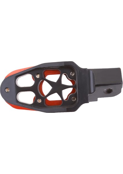 Çift Evrensel Ön / Arka Footrest Footpeg Pedalları Motosiklet Atv Turuncu Turuncu (Yurt Dışından)
