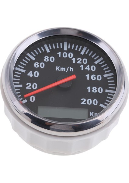 85MM Siyah Hızölçer Kidometre 200KM/S Araba Kamyonu Motosikleti Için (Yurt Dışından)