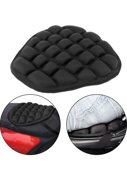 Motosiklet Koltukları Için Hava Yastıkları Saddles Siyah Için Büyük Şok Emilim (Yurt Dışından) modelleri