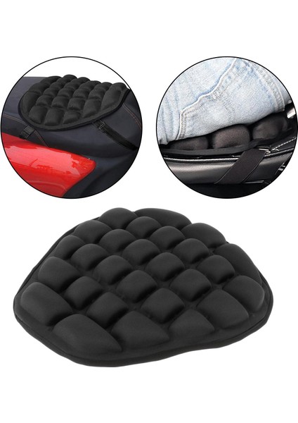 Motosiklet Koltukları Için Hava Yastıkları Saddles Siyah Için Büyük Şok Emilim (Yurt Dışından) fırsatları