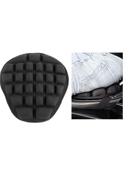 Motosiklet Koltukları Için Hava Yastıkları Saddles Siyah Için Büyük Şok Emilim (Yurt Dışından) indirimleri