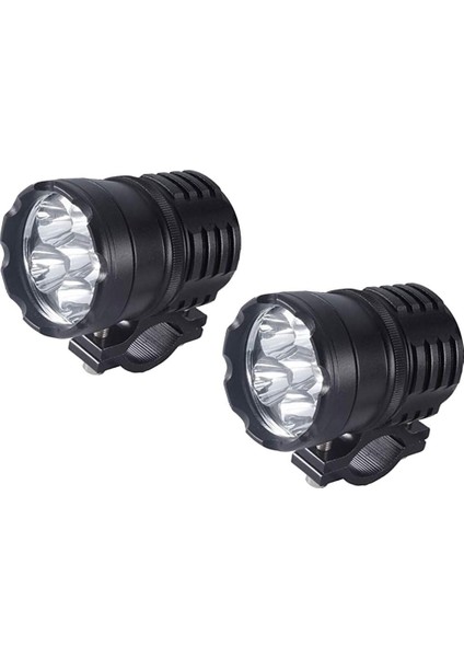 2x Motosiklet Bisiklet LED Far Spot Işığı LED Sis Far (Yurt Dışından)