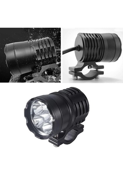 2x Motosiklet Bisiklet LED Far Spot Işığı LED Sis Far (Yurt Dışından)