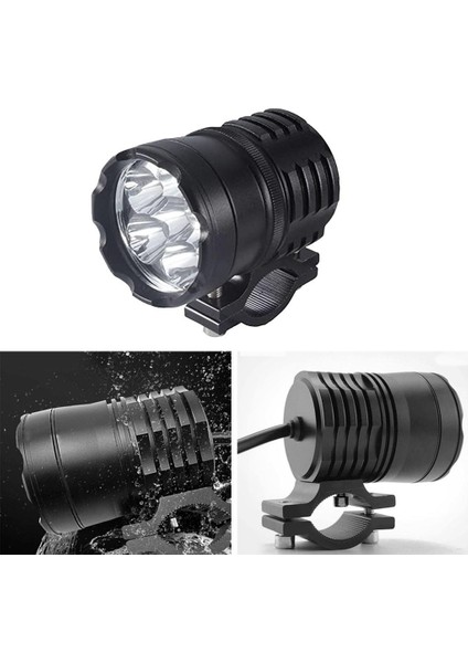 2x Motosiklet Bisiklet LED Far Spot Işığı LED Sis Far (Yurt Dışından)