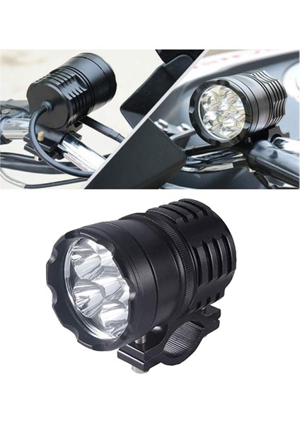2x Motosiklet Bisiklet LED Far Spot Işığı LED Sis Far (Yurt Dışından)
