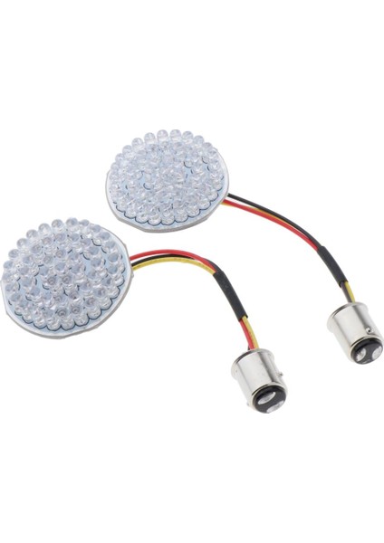 2pcs Kırmızı 50MM 2 "led Işık Dönüş Sinyali Ampul Ekleri Motosiklet Için (Yurt Dışından) modelleri
