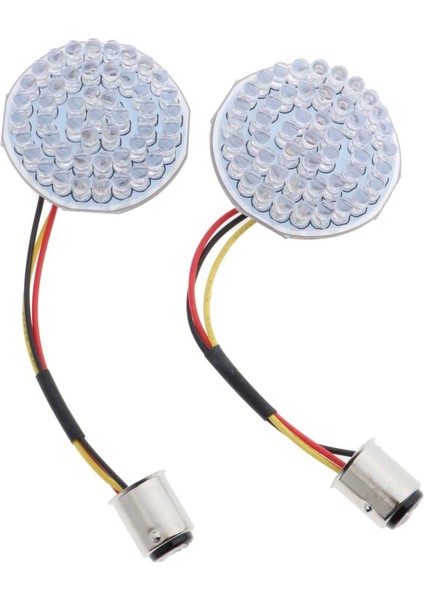 2pcs Kırmızı 50MM 2 "led Işık Dönüş Sinyali Ampul Ekleri Motosiklet Için (Yurt Dışından) indirimleri