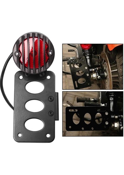 Bobber Chopper Için Yan Montaj Kuyruğu Işık Plaka Plakası Braketi (Yurt Dışından) fiyatları