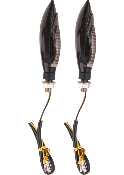 Karbon Turn Sinyal 9led Çift Spor Motosiklet Kirli Bisiklet Süper Moto Yanıp (Yurt Dışından) fiyatları