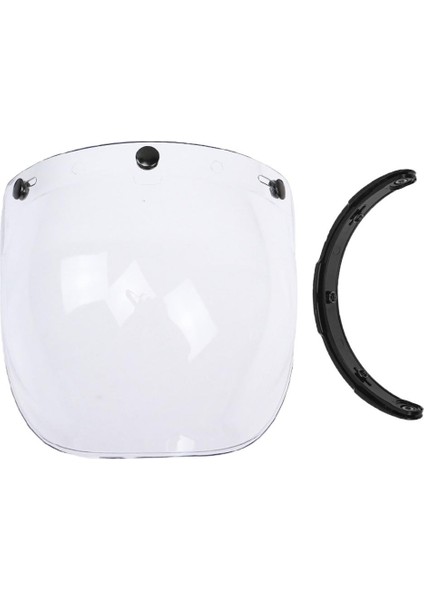 3x Açık Yüz Kask Vizör Kabarcığı Visor Pc Lens (Yurt Dışından)
