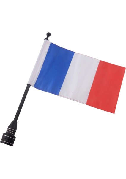 Bayrak ile Motosiklet Bayrak Direği Tutucu Evrensel Için Uygun - Siyah 1 Fr Bayrak 1 (Yurt Dışından) modelleri