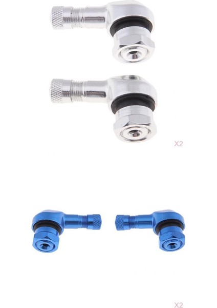 8pcs Motosiklet 90 Derece 11.3mm Tekerlek Lastik Kök Tubeless Valf Cnc Alüminyum (Yurt Dışından)