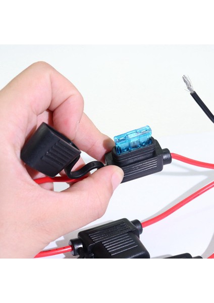 Deniz Geçiş Anahtarı Paneli 5 Çete +12V Güç Soketi 15A Sigorta LED 12-24V Tekne (Yurt Dışından)