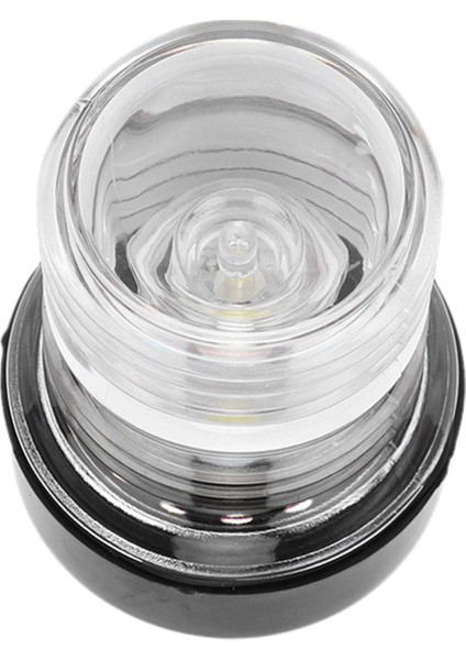 Tüm Yuvarlak Tekne LED Işık Yat Stern Çapa Beyaz LED Navigasyon Işık 360 ° (Yurt Dışından)