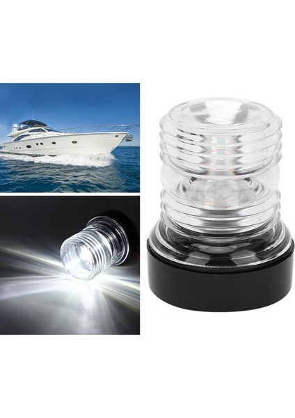 Tüm Yuvarlak Tekne LED Işık Yat Stern Çapa Beyaz LED Navigasyon Işık 360 ° (Yurt Dışından) modelleri
