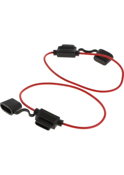 5A 10A 15A 20A 25A Sigortalı Satır Içi Sigorta Tutucu 14AWG Kablo Demeti (Yurt Dışından)