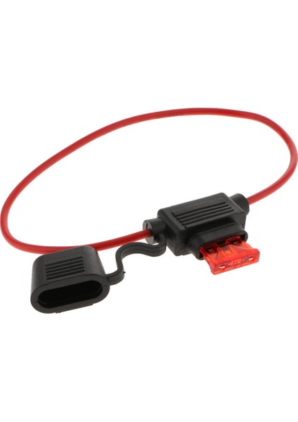 5A 10A 15A 20A 25A Sigortalı Satır Içi Sigorta Tutucu 14AWG Kablo Demeti (Yurt Dışından)