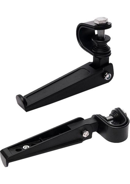 2 Adet Evrensel Motosiklet Katlanır Otoyol Kelepçe Foot Pegs Için Harley - Siyah (Yurt Dışından) fiyatları