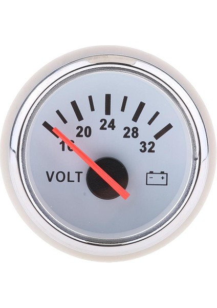 811-00031 2 Inç 52MM Deniz Tekne Elektronik 16-32V Volt Metre Ölçer Tip 1 (Yurt Dışından)