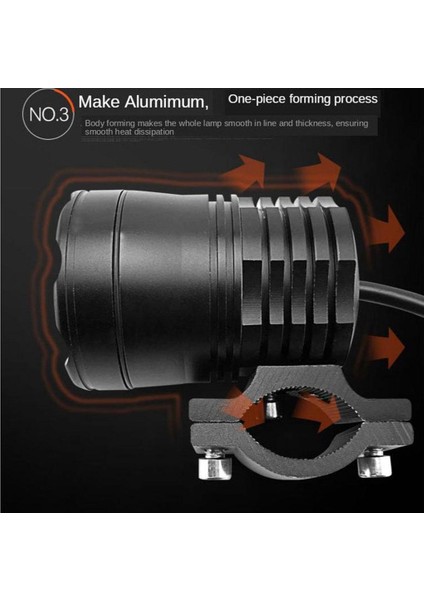 Motosiklet LED Far Far W / Motorbikes Cafe Racer Cruiser Için Braketi (Yurt Dışından) fiyatları