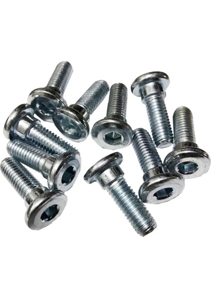 10 Adet M8 x 20MM Motosiklet Için Fren Disk Rotor Vidalar Cıvata (Yurt Dışından)