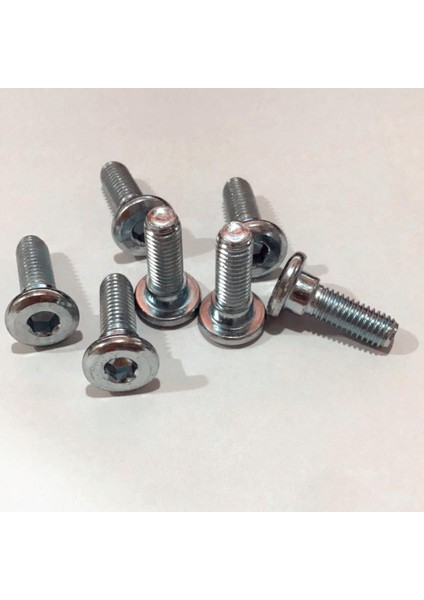 10 Adet M8 x 20MM Motosiklet Için Fren Disk Rotor Vidalar Cıvata (Yurt Dışından)