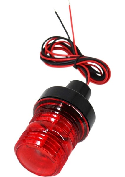 Tekne Yat LED Navigasyon 12 V / 24 V Kırmızı 360 Tüm Yuvarlak Uyarı Işık Lambası (Yurt Dışından) fiyatları
