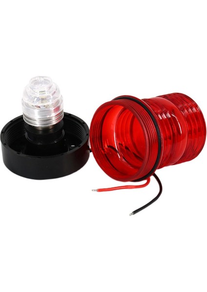 Tekne Yat LED Navigasyon 12 V / 24 V Kırmızı 360 Tüm Yuvarlak Uyarı Işık Lambası (Yurt Dışından) indirimleri