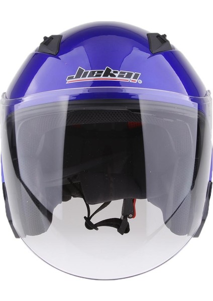 Açık Yüz 3/4 Nokta Motosiklet Kask - Boyut ve Renk Mavi M Seçin (Yurt Dışından)