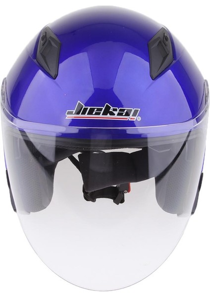 Açık Yüz 3/4 Nokta Motosiklet Kask - Boyut ve Renk Mavi M Seçin (Yurt Dışından)