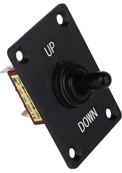 6pcs Marine 3 Pın Yukarı On/kapalı/kapalı/açık Momenty Vergo Anahtar Panel 12V 15A (Yurt Dışından)